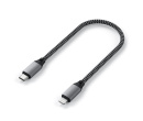 
Кабель Satechi USB-C to Lightning MFI Cable (0.25м) для зарядки и передачи данных (до 60W), Серый, ST-TCL10M