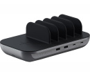 
Зарядная станция Satechi Dock5 Multi-Device Charging, до 74Вт, беспроводная, 2xType-C, 2xType-A, Серый ST-WCS5PM-EU