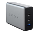 
Сетевое зарядное устройство Satechi 100W USB-C PD Compact Gan Charger, USB, 2xUSB Type-C (PD), Серый ST-TC100GM-EU