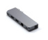 USB-хаб Satechi Pro Hub Mini (2xUSB 3.0, USB Type-C, USB Type-C 4, RJ-45, Mini jack), Серый космос Док-станция ST-UCPHMIM