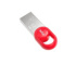 Флешка Netac UM2, 64Gb, USB 3.2, Серебристый/Красный NT03UM2N-064G-32RE