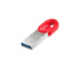 Флешка Netac UM2, 64Gb, USB 3.2, Серебристый/Красный NT03UM2N-064G-32RE