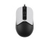 Мышь проводная A4Tech Fstyler FM12S, 1200dpi, USB, Черный/Белый FM12S PANDA