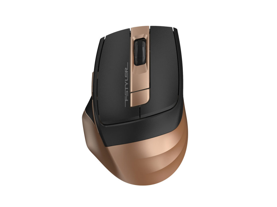 Мышь беспроводная A4Tech Fstyler FG35, 2000dpi, Wireless/USB, Бронзовый/Черный, FG35 BRONZE Мышь беспроводная A4Tech Fstyler FG35, 2000dpi, Wireless/USB, Бронзовый/Черный, FG35 BRONZE