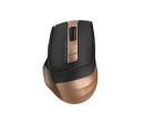 Мышь беспроводная A4Tech Fstyler FG35, 2000dpi, Wireless/USB, Бронзовый/Черный, FG35 BRONZE