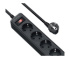 Сетевой фильтр QUMO Power Bar 5SP4U (P-0005), 5 розеток, 3xUSB, 2500 Вт, 10А, 2м Черный 42090