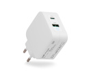 Сетевое зарядное устройство (адаптер питания) TopON GaN 65W USB, USB Type-C, Power Delivery, Quick Charge 4.0, Белый TOP-GaN-65W