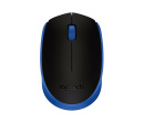 
Мышь беспроводная Logitech M171, 1000dpi, Wireless/USB, Черный/Синий 910-004644