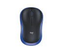 
Мышь беспроводная Logitech M185, 1000dpi, Wireless/USB, Черный/Синий 910-002239