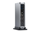 
USB-хаб Satechi Thunderbolt 4 Multimedia Pro Dock (5xUSB 3.2, USB 2.0, Type-C, 2xHDMI, 2xDP, RJ-45, SD, micro-SD) 96Вт, Серый космос ST-DT4PMM-EU