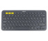 
Клавиатура беспроводная Logitech K380 Multi-Device, Bluetooth, Темно-серый 920-007584