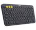 
Клавиатура беспроводная Logitech K380 Multi-Device, Bluetooth, Темно-серый 920-007584