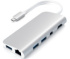 
USB-хаб Satechi Aluminum Type-C Multimedia Adapter (3xUSB 3.0, USB Type-C, RJ-45, HDMI, mDP, SD, micro-SD), Серебристый Док-станция ST-TCMM8PAS