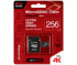 
Карта памяти Qumo microSDXC 256GB Pro series microSDXC Class 10 UHS-I, U3 + SD адаптер, Черный QM256GMICSDXC10U3