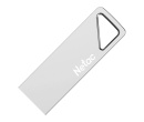 
Флешка Netac U326, 64Gb, USB 2.0, Серебристый NT03U326N-064G-20PN