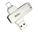 
Флешка Netac U782C, 256Gb, USB 3.0/USB Type-C, Серебристый NT03U782C-256G-30PN