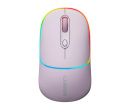 
Мышь беспроводная Canyon MW-22, 1600dpi, Bluetooth/Wireless, RGB, 650mAh, Розовый (Pearl Rose) CNS-CMSW22PR