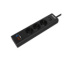 
Сетевой фильтр Philips, 3 розетки, 3м, 2500Вт, 2xUSB, 1xUSB Type-C (30Вт), Черный, CHP8236BB/51