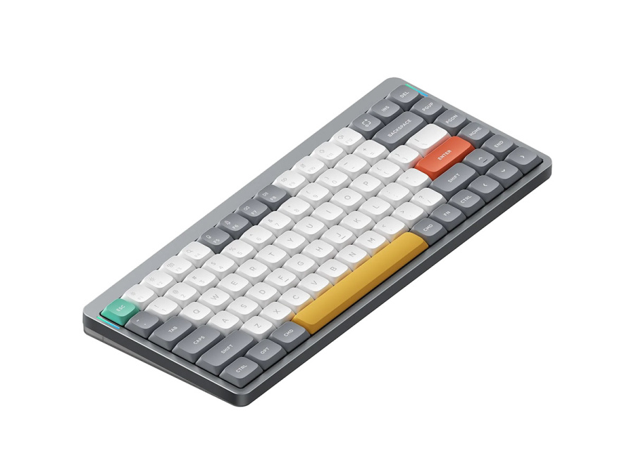 Клавиатура беспроводная механическая Nuphy AIR75 V2, low profile gateron 2.0, Wisteria Switch, Bluetooth, RGB подсветка, 4000мАч, Серый AIR75v2-LG-23 Клавиатура беспроводная механическая Nuphy AIR75 V2, low profile gateron 2.0, Wisteria Switch, Bluetooth, RGB подсветка, 4000мАч, Серый AIR75v2-LG-23
