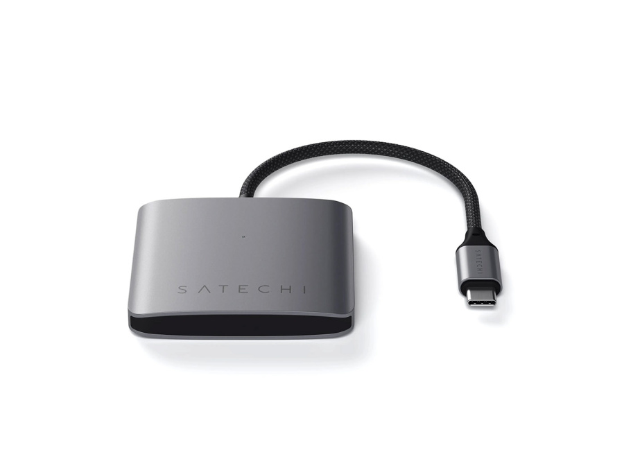 USB-хаб Satechi 4-Port USB-C Hub with Power Delivery, USB Type-C (4xUSB Type-C), до 100 Вт, Серый ST-H4CPDM USB-хаб Satechi 4-Port USB-C Hub with Power Delivery, USB Type-C (4xUSB Type-C), до 100 Вт, Серый ST-H4CPDM