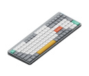 Клавиатура беспроводная механическая Nuphy AIR96 V2, low profile gateron 2.0, Brown Switch, Bluetooth, RGB подсветка, 4000мАч, Серый AIR96v2-LG-3