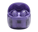 Гарнитура беспроводная (наушники) JBL Tune Flex 2 Ghost, Bluetooth, 55мАч, Прозрачный/Фиолетовый, JBLTFLEX2GMAE