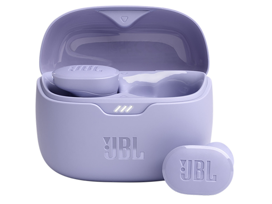 Гарнитура беспроводная (наушники) JBL Tune Buds, Bluetooth, 70мАч, Фиолетовый, JBLTBUDSPUR Гарнитура беспроводная (наушники) JBL Tune Buds, Bluetooth, 70мАч, Фиолетовый, JBLTBUDSPUR