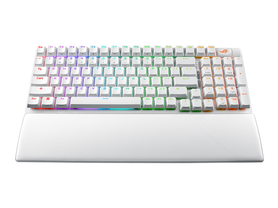 Клавиатура беспроводная механическая ASUS ROG Strix Scope II 96 Wireless, NX Snow Switch, USB, Bluetooth/Wireless, RGB, Белый, 90MP037A-BKRA30 Клавиатура беспроводная механическая ASUS ROG Strix Scope II 96 Wireless, NX Snow Switch, USB, Bluetooth/Wireless, RGB, Белый, 90MP037A-BKRA30