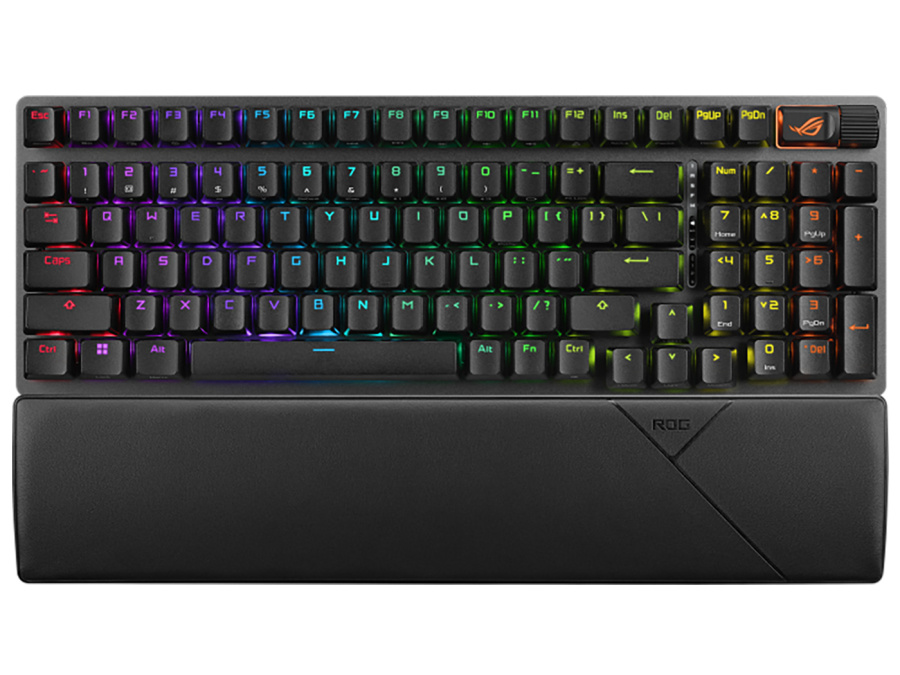 Клавиатура беспроводная механическая ASUS ROG Strix Scope II 96 Wireless, NX Snow Switch, USB, Bluetooth/Wireless, RGB, Черный, 90MP037A-BKRA01 Клавиатура беспроводная механическая ASUS ROG Strix Scope II 96 Wireless, NX Snow Switch, USB, Bluetooth/Wireless, RGB, Черный, 90MP037A-BKRA01