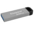 Флешка Kingston DataTraveler Kyson, 256Gb, USB 3.2, Серебристый DTKN/256GB