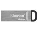 Флешка Kingston DataTraveler Kyson, 64Gb, USB 3.2, Серебристый DTKN/64GB
