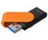 Флешка Kingston DataTraveler Exodia S, 256Gb, USB 3.2, Оранжевый/Черный DTXS/256GB